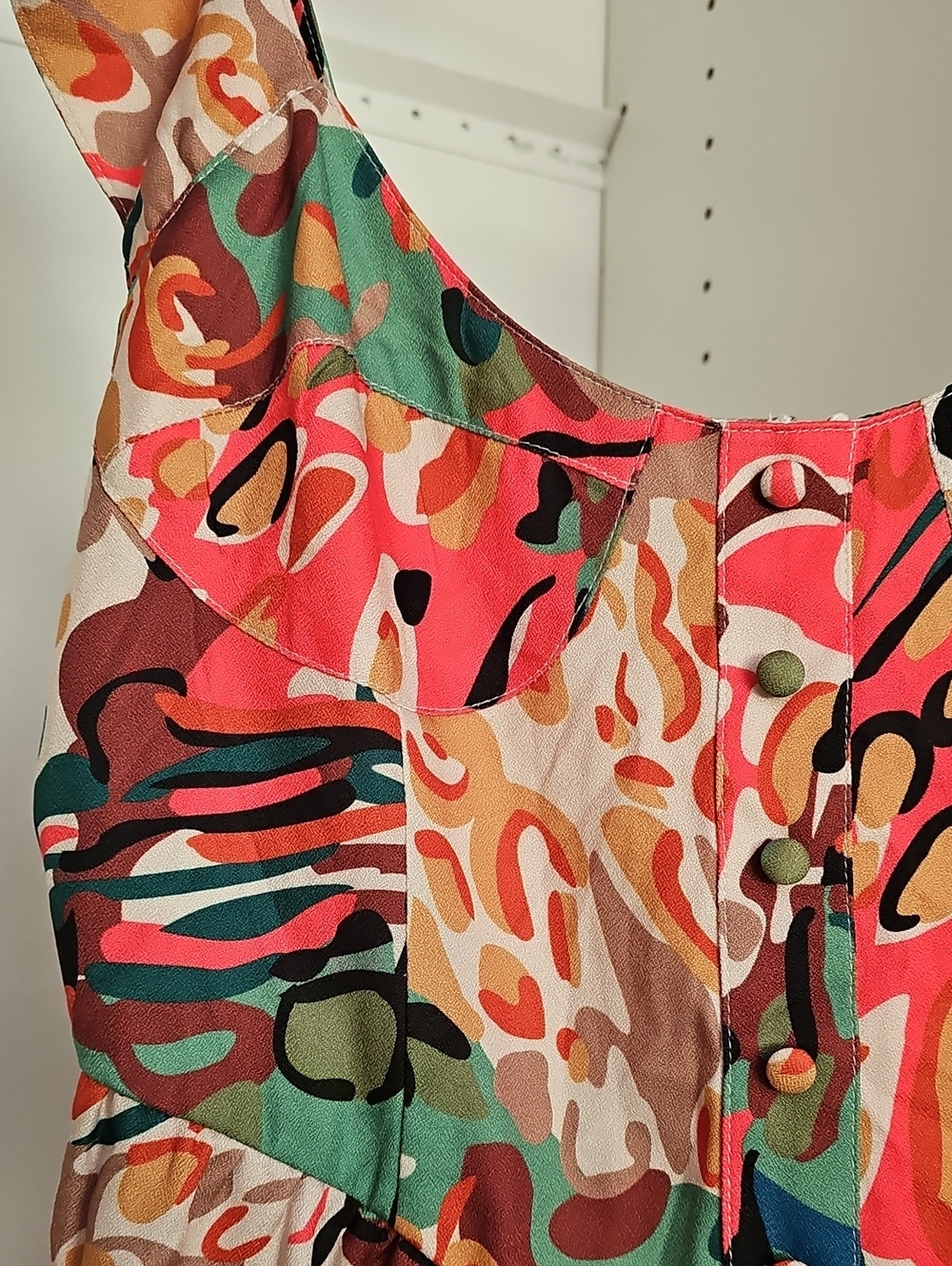 Colorful Ruffle Romper - Picture 8 of 9